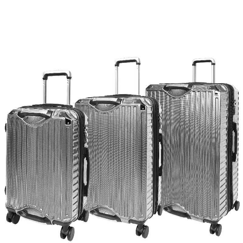 suitcase for small getaways-Four Wheel Suitcase Hard Shell Luggage Explorer