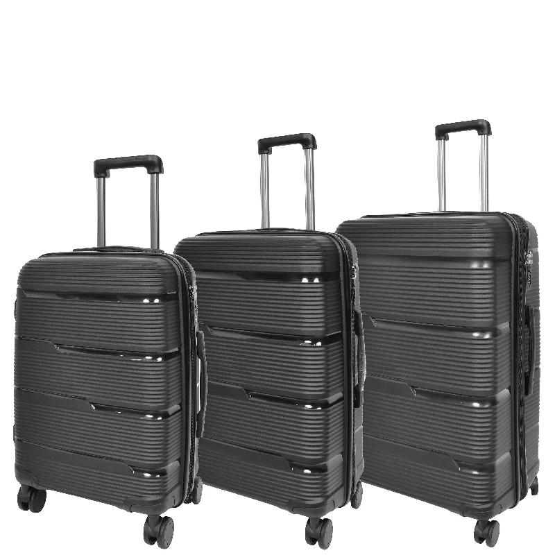 suitcase with soft wheels-Four Wheel Expandable Suitcase Hard Shell Luggage Pathfinder