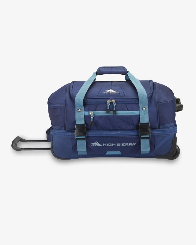 Duffel Bag for skiers-High Sierra Fairlead Drop Bottom Duffel (SMALL)