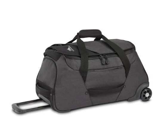 Duffel Bag with grab handles-High Sierra Wheeled Duffel Forester (SMALL)