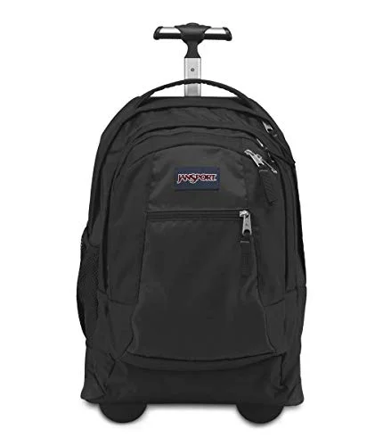 Backpacks for carrying clothes-Jansport - Driver 8 Rolling Pack - Black