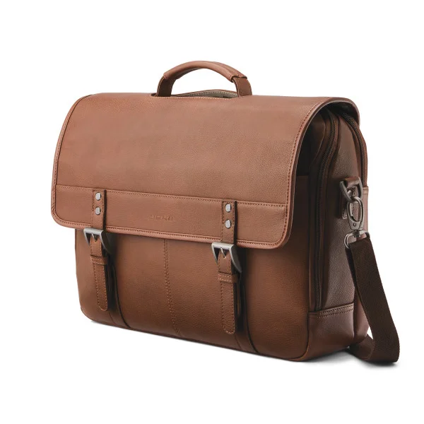 suitcase for couples-Samsonite Classic Leather Flapover