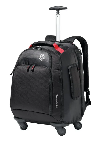 Backpacks with sleek patterns-Samsonite MVS Spinner 20" Backpack