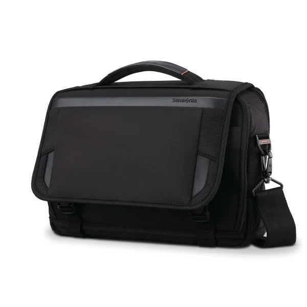 suitcase with travel gear-Samsonite Pro Slim Messenger 13"