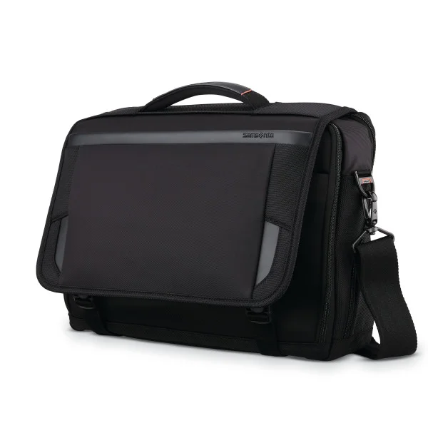 suitcase for short stays-Samsonite Pro Slim Messenger 15.6"