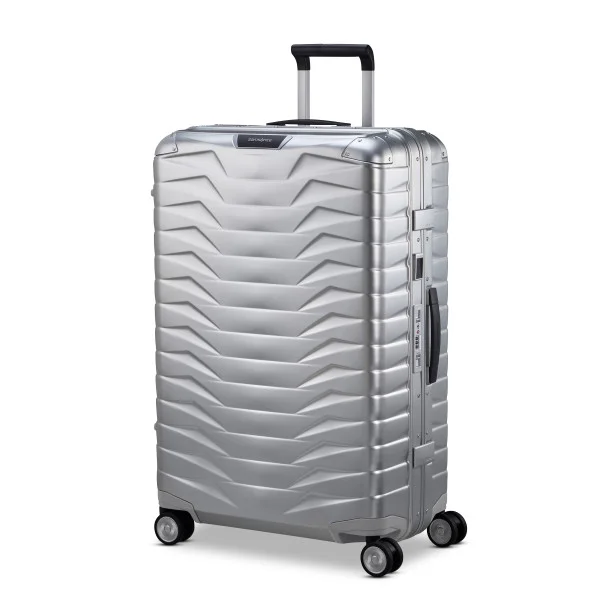 suitcase with soft lining-Samsonite Proxis Aluminum 28"