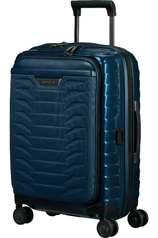 suitcase size for carry-on-Samsonite Proxis Kabine Kuffert m. frontlomme