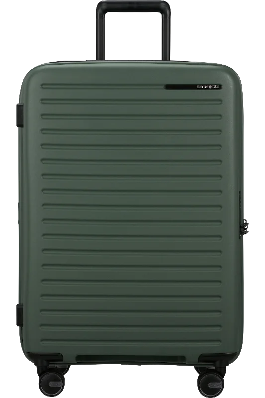 suitcase for fragile luggage-Samsonite Upscape Spinner 68 Medium Suitcase with expansion