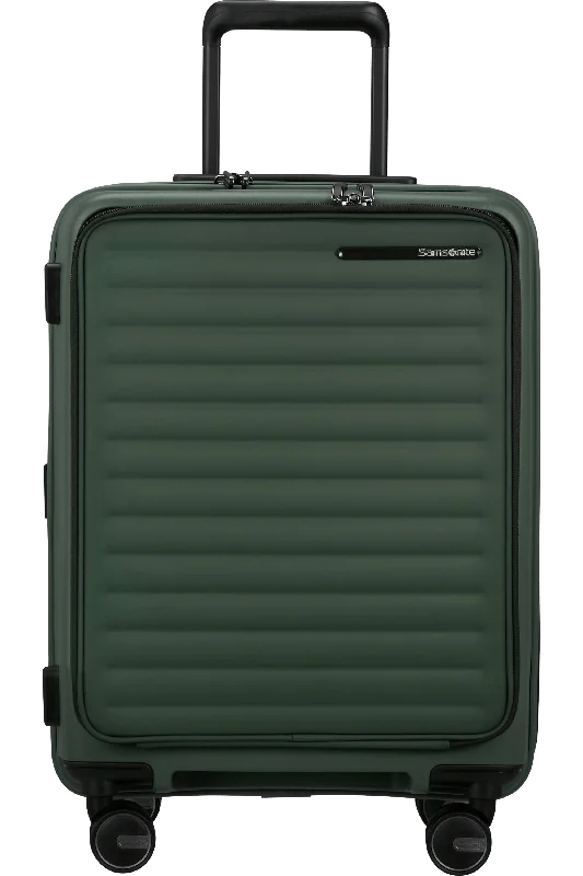 suitcase for eco travel-Samsonite Upscape Spinner 55 Cabin Suitcase with expansion