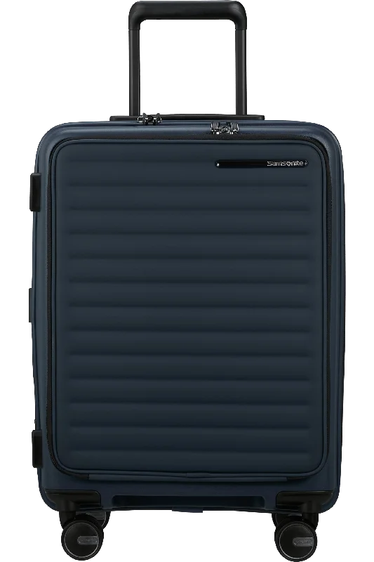 suitcase with extra zippers-Samsonite Upscape Spinner 55 Cabin Suitcase with expansion