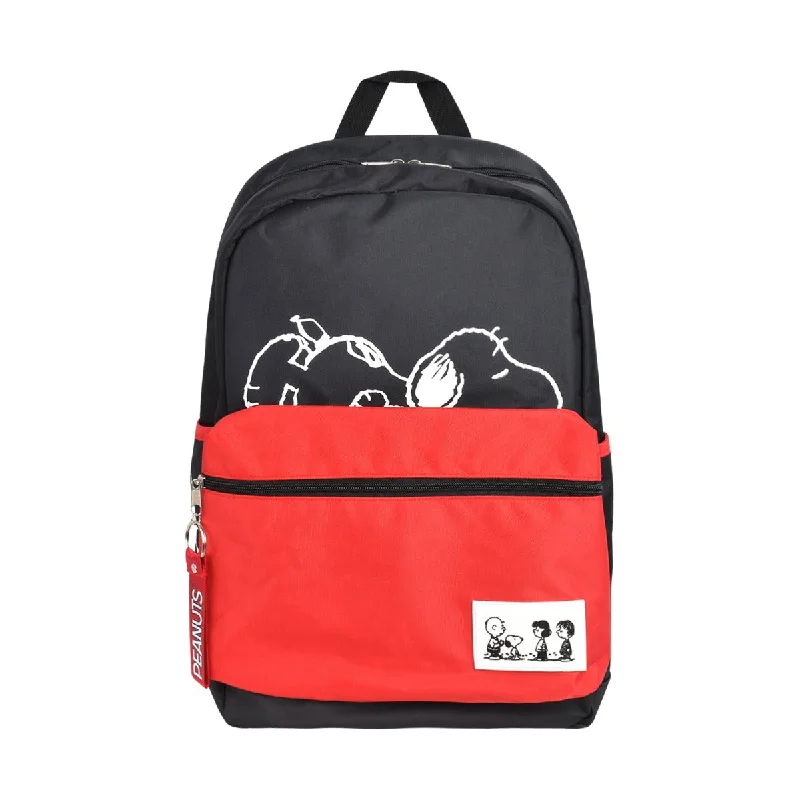 Backpacks for urban commuting-Snoopy, Charlie Brown & Woodstock Peanuts Backpack