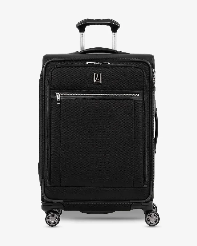 suitcase with sturdy wheels-Travelpro Platinum® Elite 25” Check-In Expandable Spinner