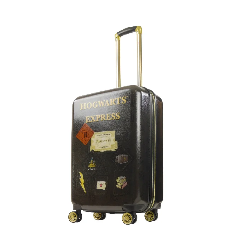 suitcase with stylish wheels-Harry Potter Hogwarts Express 25" Luggage Black