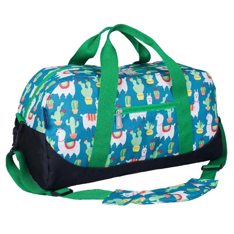 Duffel Bag with neutral tones-Wildkin Kids Best Overnighter Duffel Bag