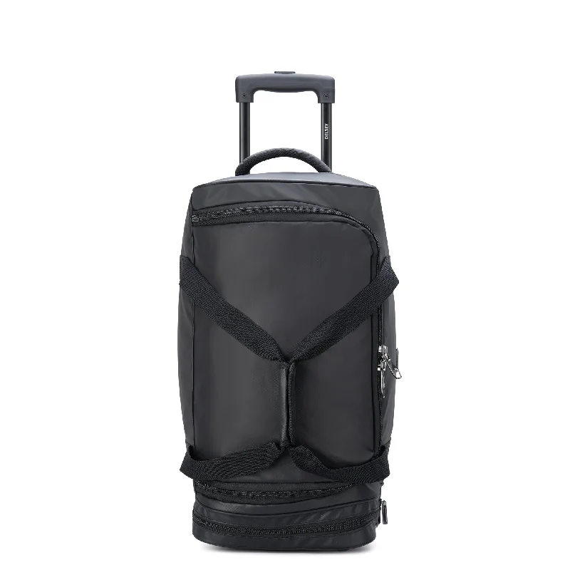 Duffel Bag with hidden pockets-RASPAIL - Wheeled Carry-On Duffel