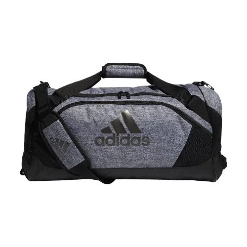 Duffel Bag with back pocket-adidas Team Issue II Medium Duffel Bag, Onix Jersey, ONE SIZE