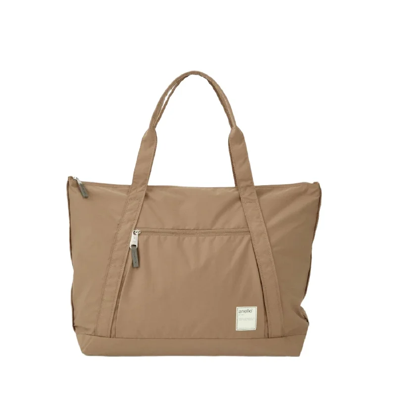 Tote Bag with metallic finish-Anello Circle Tote Bag