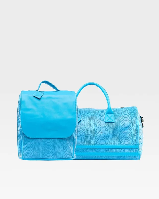 Duffel Bag for rocky paths-Apollo 1 Travel Set in Light Blue