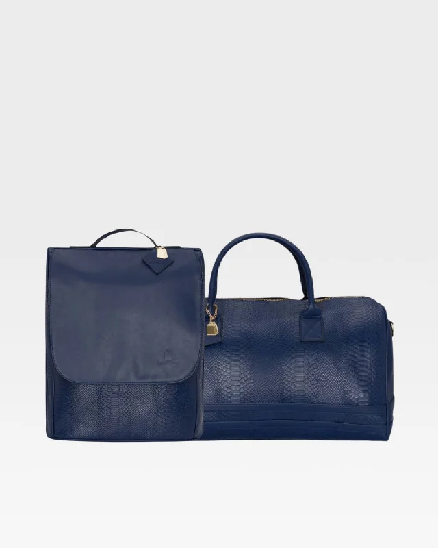 Duffel Bag for flat terrain-Apollo 1 Travel Set in Navy Blue