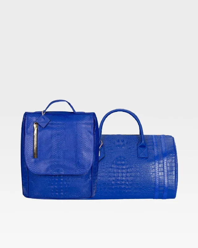 Duffel Bag with durable fabric-Apollo 2 Travel Set in Royal Blue