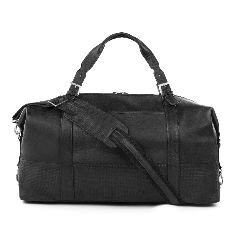 Duffel Bag for beach gear-Bugatti Soledad Leather Duffel Bag