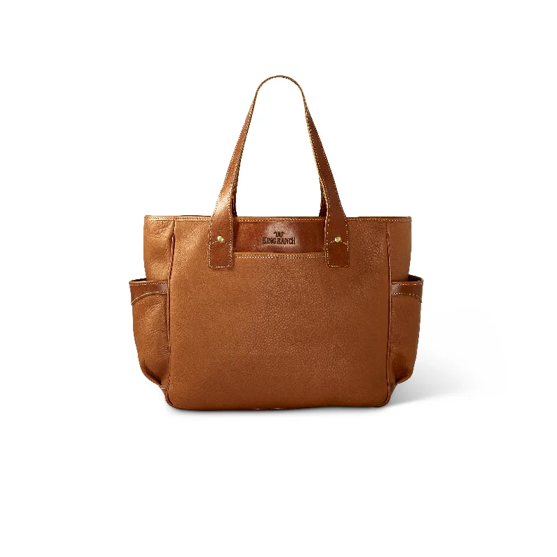 Tote Bag travel size-Cargo Tote - Leather