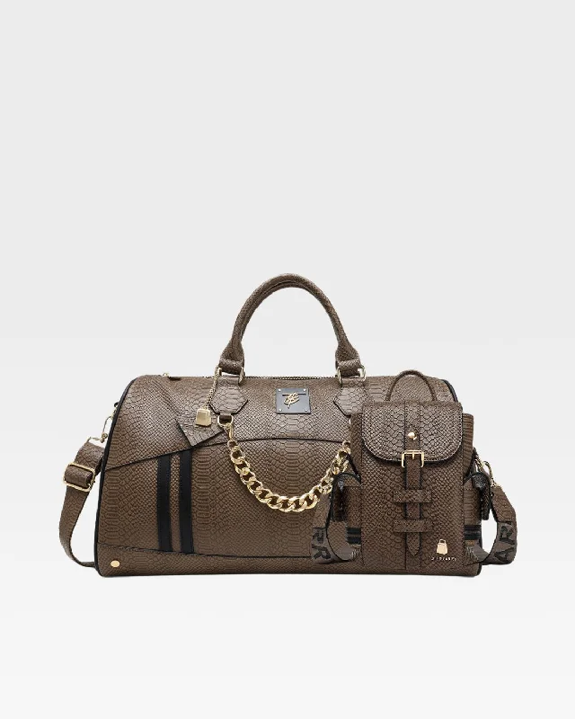 Duffel Bag for cross-country-City Slicker Set in Brown