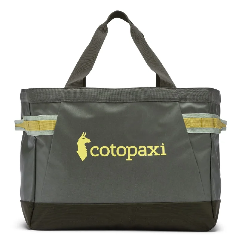 Tote Bag with lightweight fabric-Cotopaxi Allpa 60L Gear Hauler Tote - Fatigue/Woods