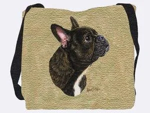 Tote Bag large capacity-French Bulldog Tote Bag - 17 X 17 Tote Bag