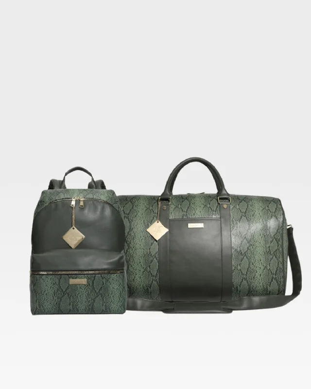 Duffel Bag for monthly travel-PY Travel Set in Green