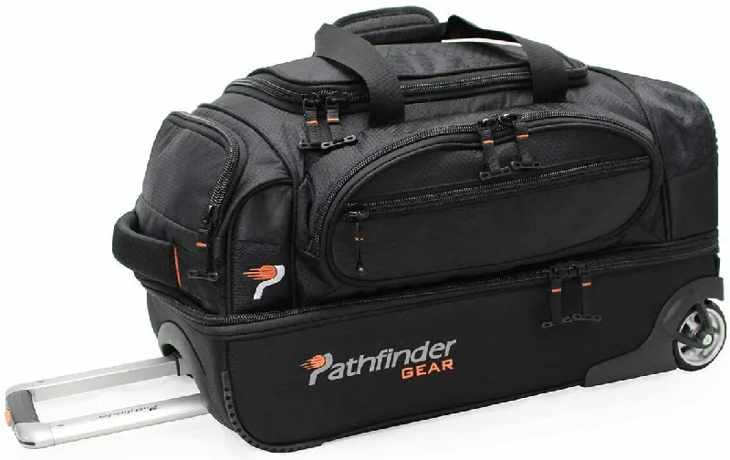 Duffel Bag for camp strength-Pathfinder Gear 22" Rolling Drop-Bottom Duffel