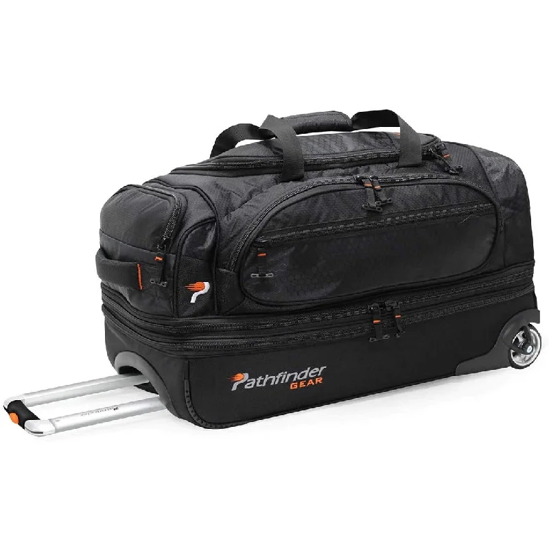 Duffel Bag for hike strength-Pathfinder Gear 26" Rolling Drop-Bottom Duffel