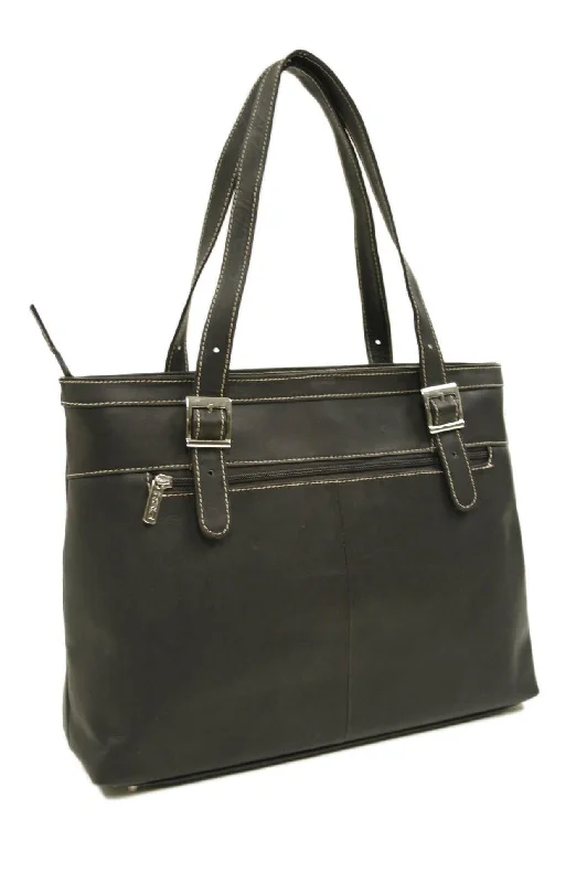 Tote Bag for professionals-Piel Leather Ladies Laptop Tote