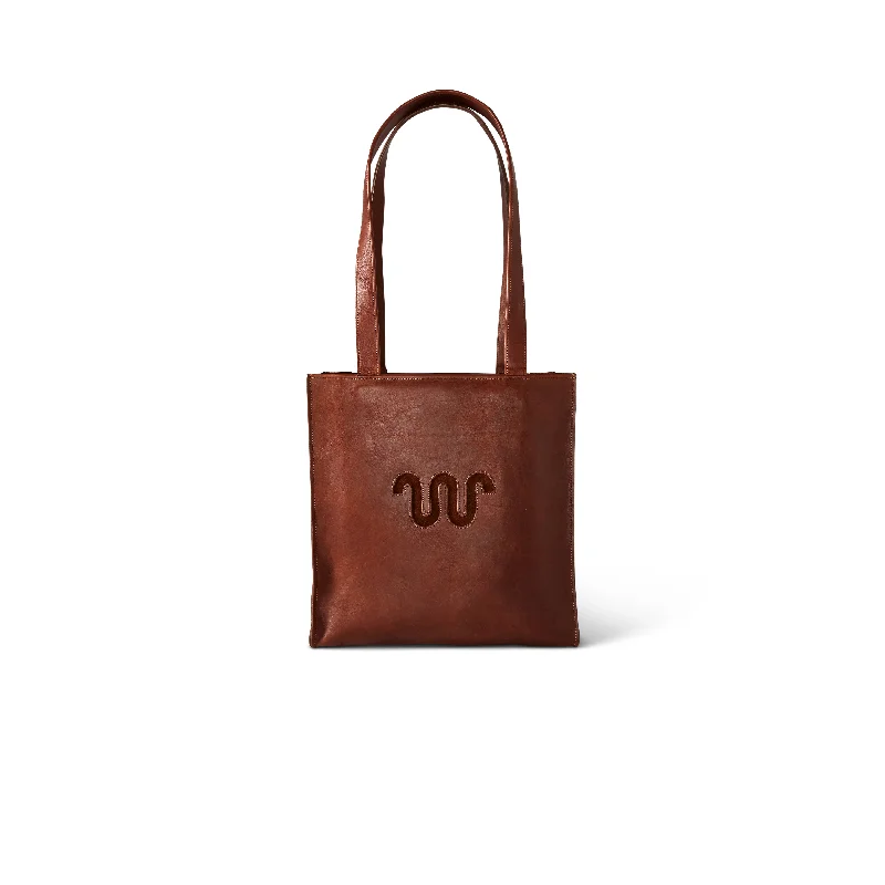 Tote Bag patterned-Running W® Leather Tote