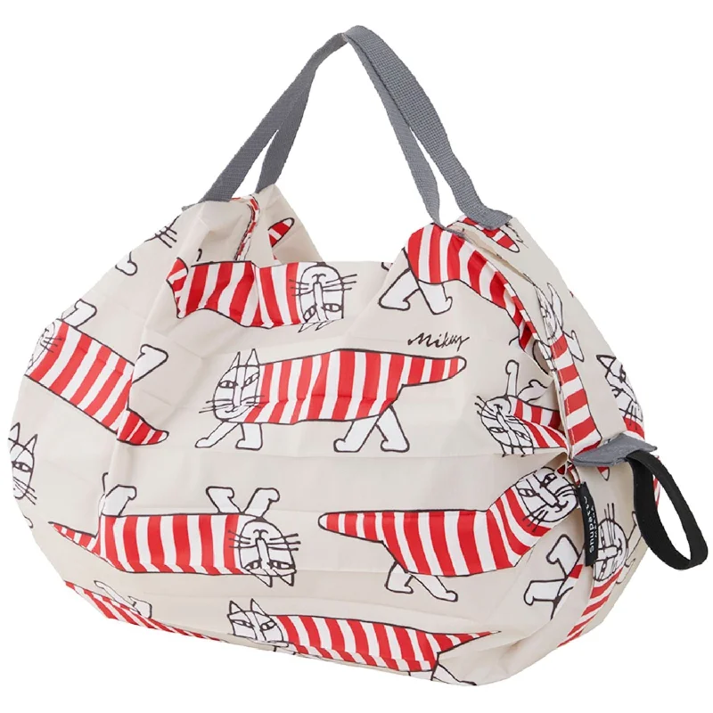 Tote Bag for grocery runs-Shupatto X Lisa Larson Foldable Tote Small