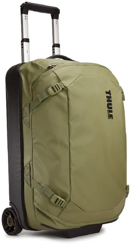 Duffel Bag with waterproof base-Thule Chasm 40L Carry On Wheeled Duffel Bag - Olivine Green