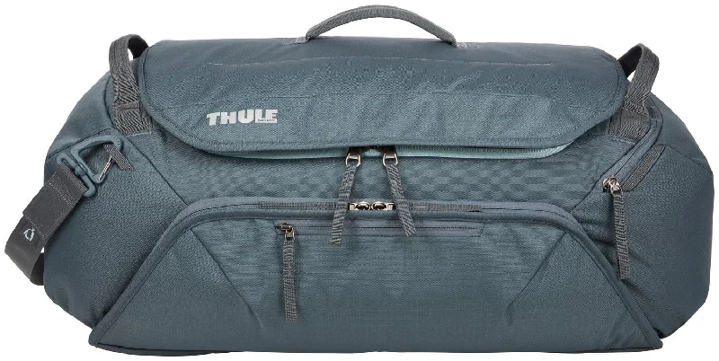 Duffel Bag with front slots-Thule RoundTrip Bike Duffel - Dark Slate