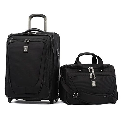 Tote Bag with unique pattern-Travelpro Crew 11 2 Piece Set (20" Bus Plus Rollaboard And Deluxe Tote)