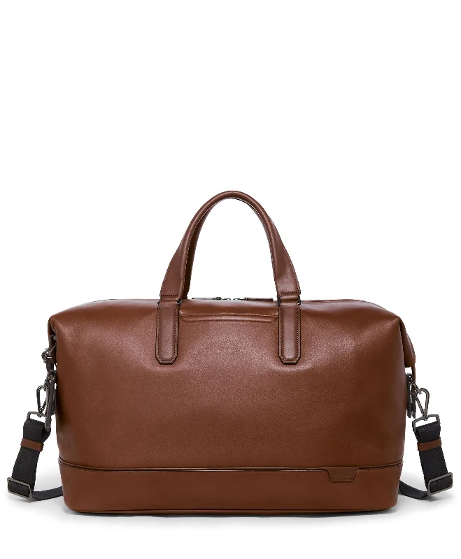 Duffel Bag with side flaps-Tumi Harrison Nelson Duffel - Leather