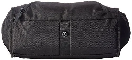 Tote Bag with velcro-Victorinox Lumbar Pack Waist Tote With Rfid Protection, Black/Black Logo