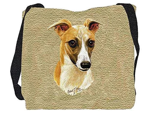 Tote Bag aesthetic-Whippet Tote Bag - 17 X 17 Tote Bag